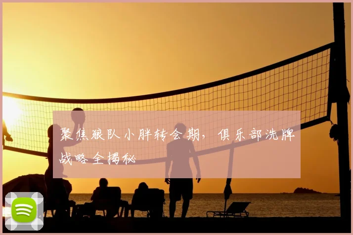 聚焦狼队小胖转会期,俱乐部洗牌战略全揭秘